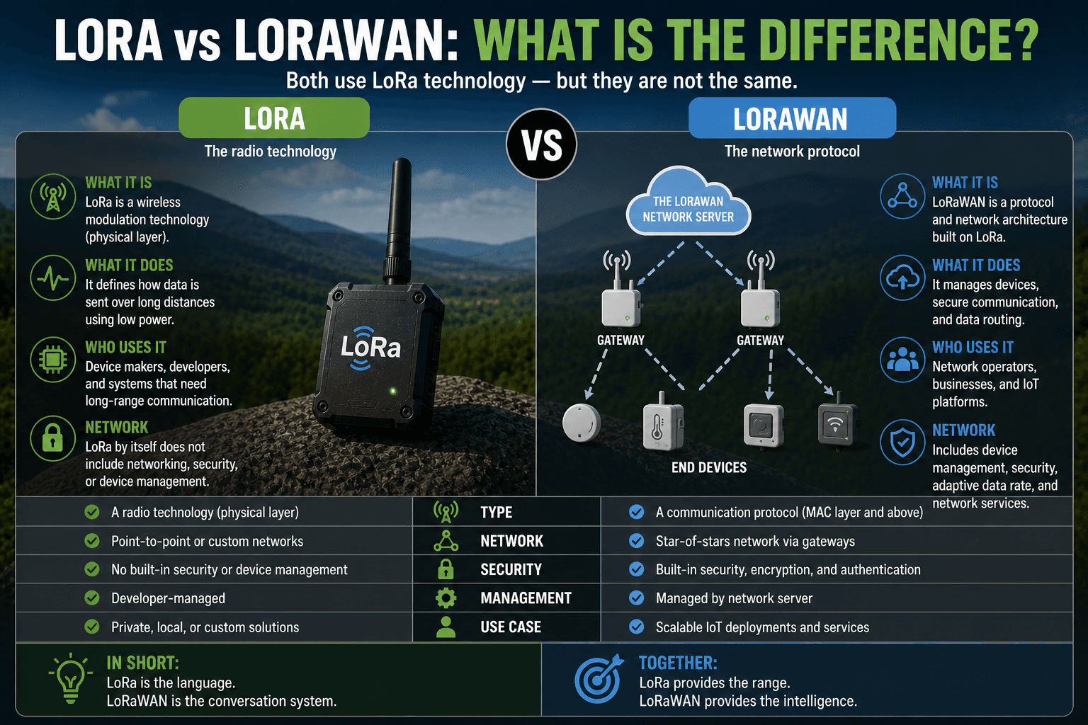 LoRa vs LoRaWAN: What Is the Difference?