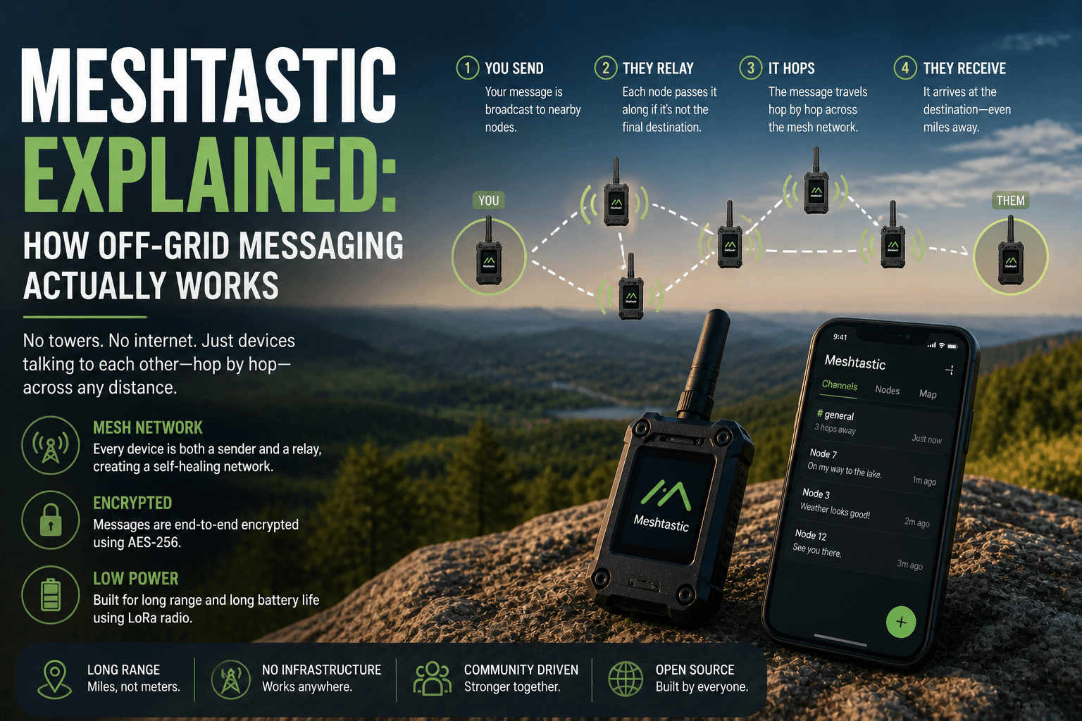 Meshtastic Explained: How Off-Grid Messaging Actually Works
