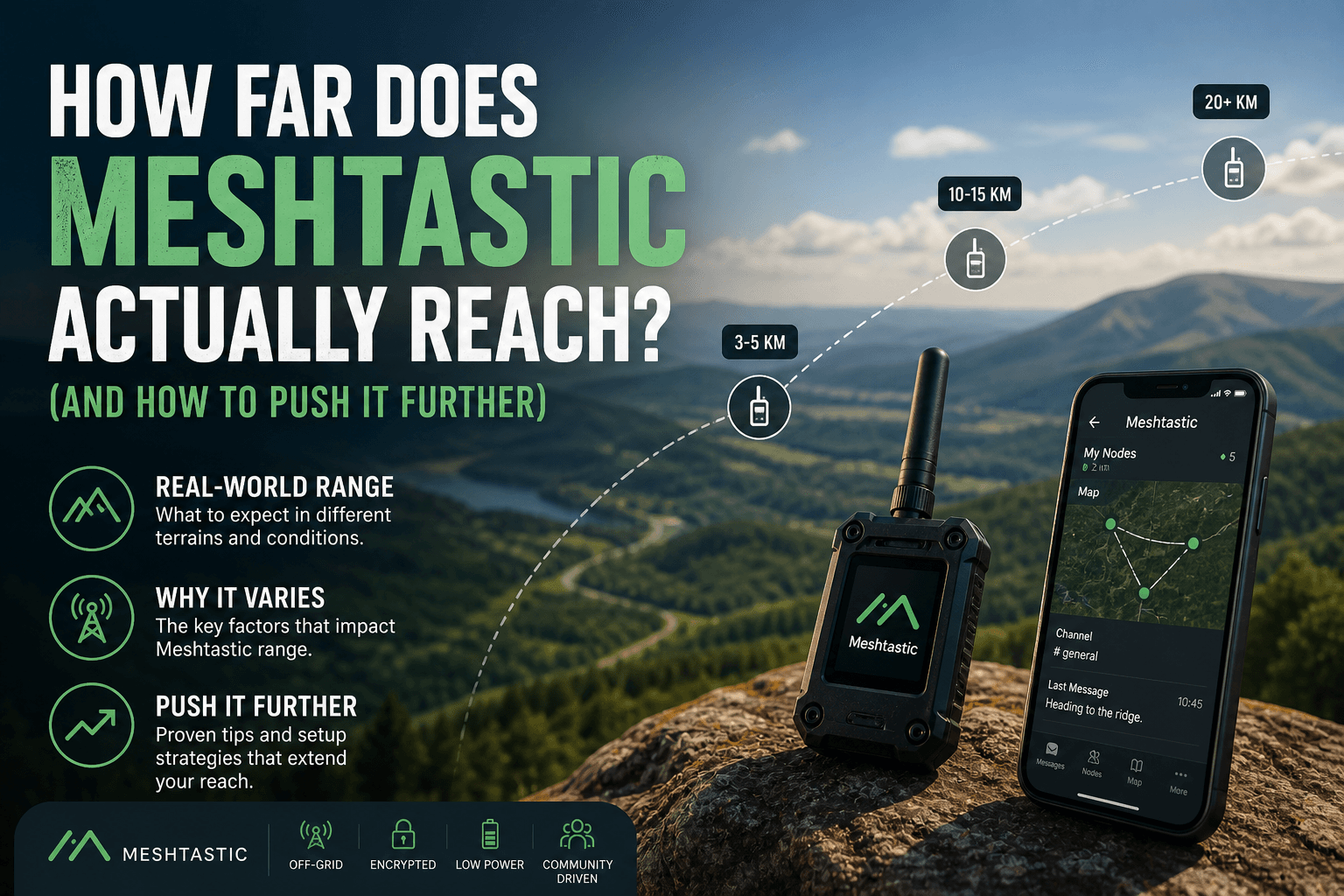 How Far Does Meshtastic Actually Reach? (And How to Push It Further)